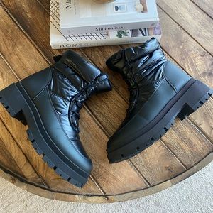 Womens warm fleece in boots